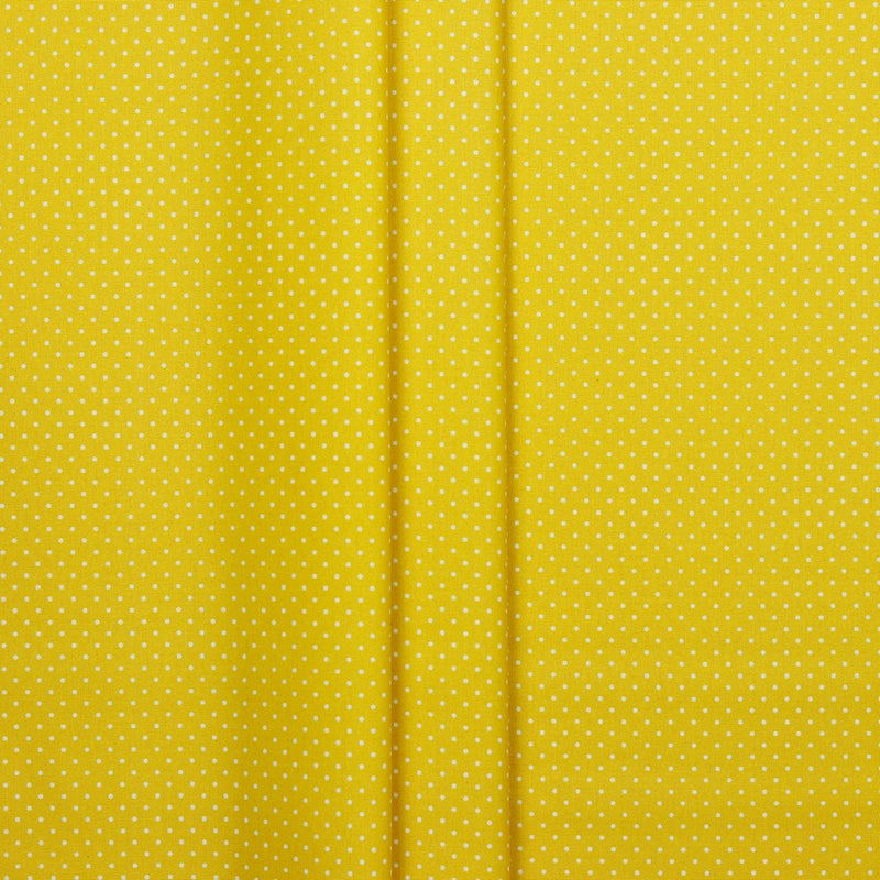Beschichtete Baumwolle Punkte gelb Poppy Design