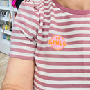 Aufnäher Applikation - Zum Aufbügeln - Smile Neon