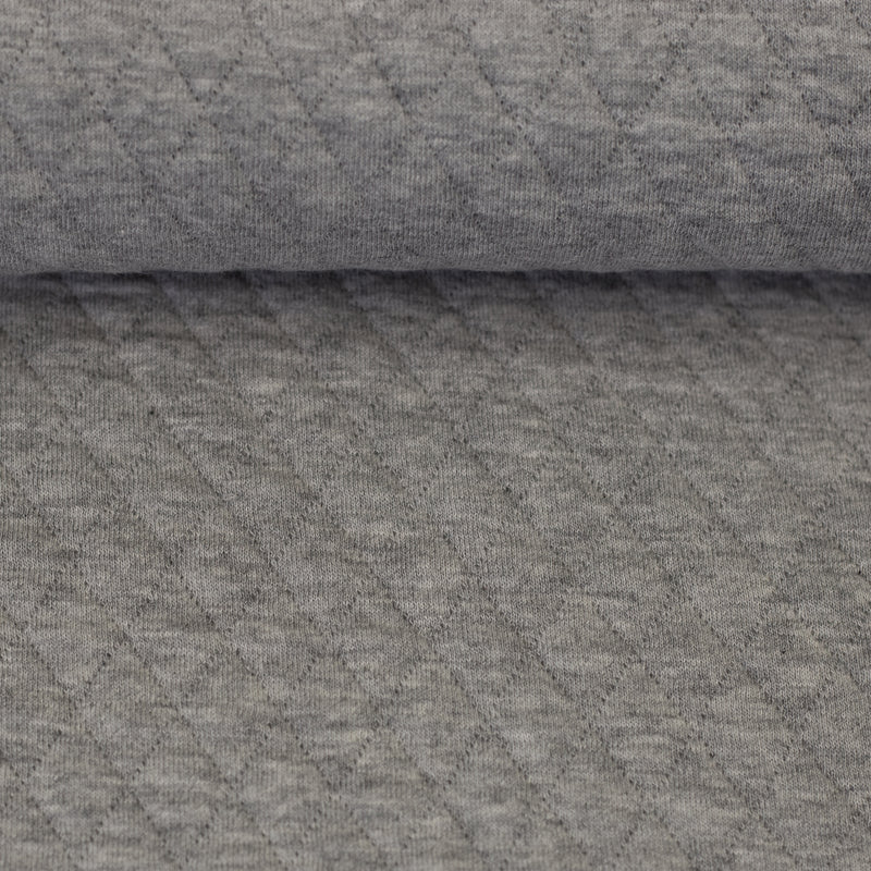 Swafing Anni Stepper Sweat Stoff uni melange grau