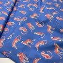 Mies & Moos Cotton Baumwolle Leopard blau