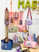 Swafing Happy Kunstleder by Cherry Picking kariert flieder