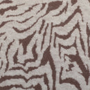 Swafing Emily Jacquard Jersey Stoff Zebra Muster beige braun