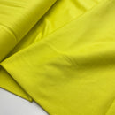 Rippjersey Stoff gelb uni