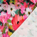 Poppy French Terry Sweat Stoff Blumen digital