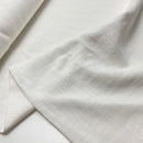 Ramie Twill Leinen Stoff Webware weiß