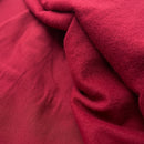 Sweat Stoff angeraut dunkelrot Swafing Eike