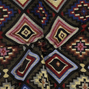 Gobelin Stoff Geometric Muster bunt