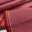 Westfalenstoffe Stoff Baumwolle Vichy Streifen rot