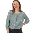 Papierschnittmuster Studio Schnittreif Schlupfbluse mit Kellerfalte Frau Suki