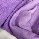 Teddy Boucle Stoff Jackenstoff flieder