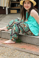 Palmera Baumwolle Stoff by Bienvendio Colorido schwarz