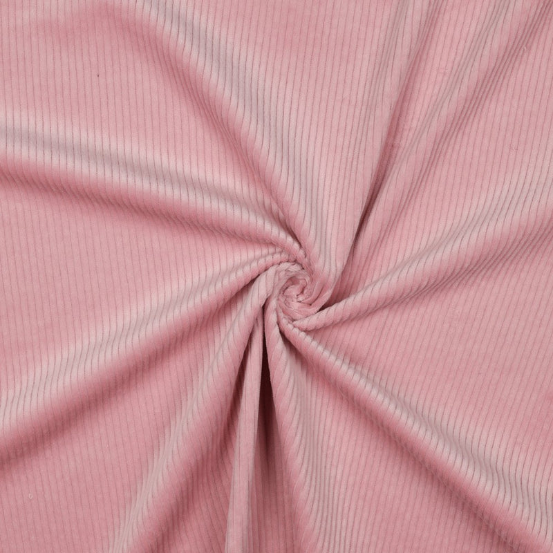 Kord Stoff mit Elastan rosa