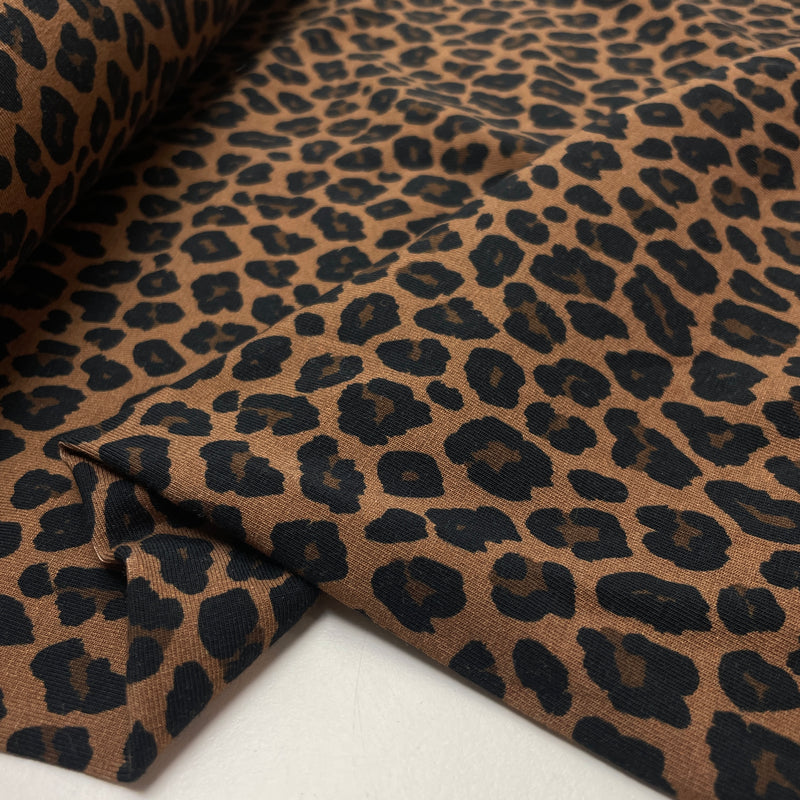 Jersey Stoff Leo braun Swafing Theo
