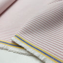 Westfalenstoffe Stoff Vichy Baumwolle Streifen rosa