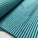 Jersey Stoff Streifen petrol