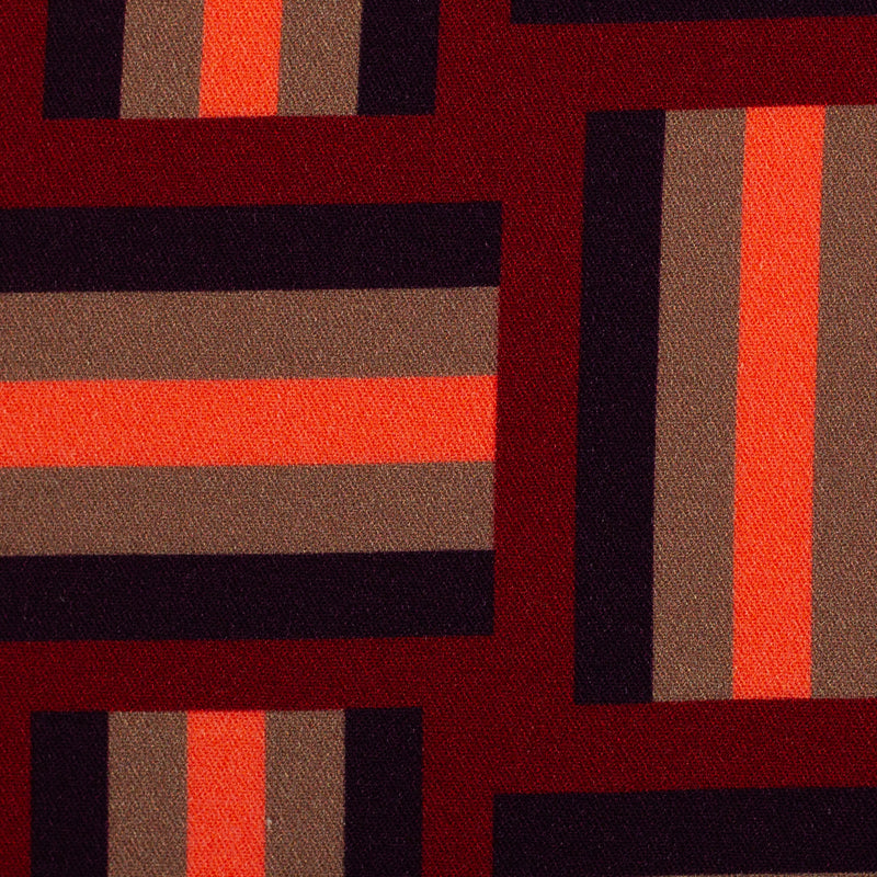 Viskose Stoff Geoluxe Braid Stripe  by Kibadoo