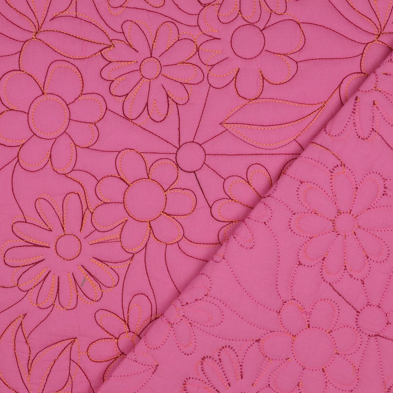 Jacken Baumwolle Stepp Stoff Stepper rosa