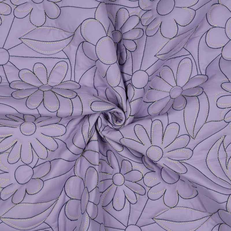 Jacken Baumwolle Stepp Stoff Stepper flieder