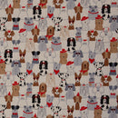 Swafing Linde Canvas Stoff Hunde