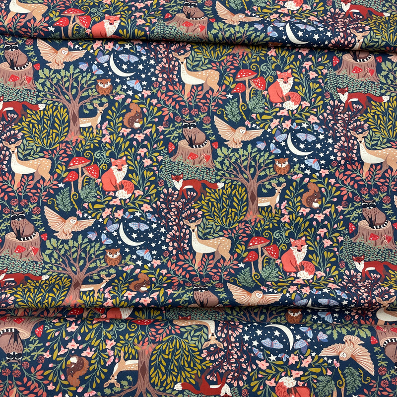 Windham Fabrics Baumwolle Stoff under the Canopy Tiere