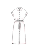 Papierschnittmuster Echt Knorke Hippe Helga