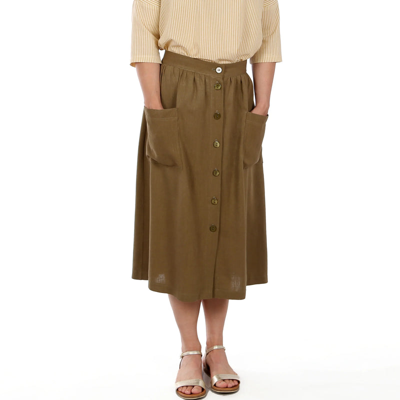 Papierschnittmuster Studio Schnittreif Rock Frau Fiona