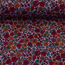 Swafing Elli French Terry Stoff Blumen rosa