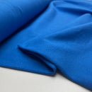 Rippjersey Stoff royalblau uni