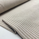 Canvas Baumwolle Stoff Streifen beige