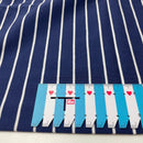 Jersey Stoff Streifen Swafing Isa blau