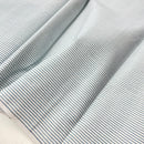 Westfalenstoffe Fehmarn Stoff Baumwolle Streifen hellblau