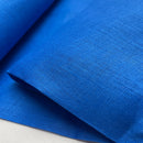 Emilio Leichter Leinen Webware Stoff uni blau