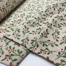 Swafing Christmas Canvas Stoff Weihnachten beige