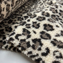 Teddy Plüsch Stoff Jackenstoff Leo beige