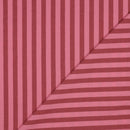 Dyed Baumwolle Stoff Streifen rosa