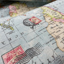 Swafing Ranelle Canvas Stoff Weltkarte