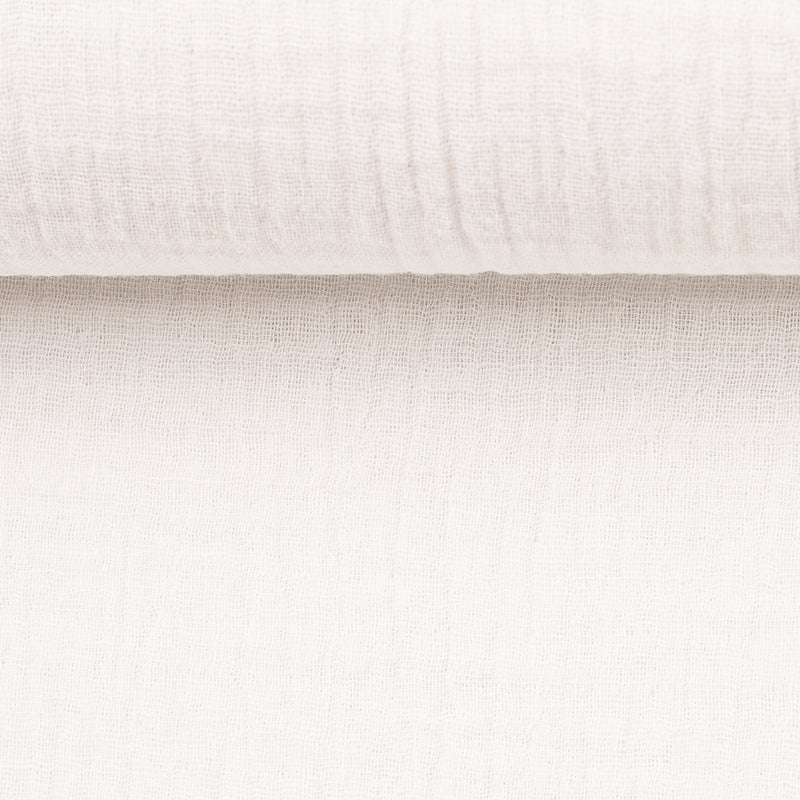 Musselin Stoff Double Gauze weiß Swafing Jenke