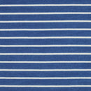 Kurzfloorfrottee Frottee Streifen blau weiß