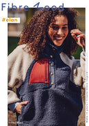 Fibre Mood Teddy Plüsch Stoff Jackenstoff blau