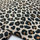 Baumwolle Stoff Leo Muster Swafing Tim beige