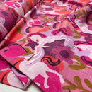 Poppy Jersey Stoff Einhorn pink