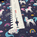 Swafing Tim Baumwolle Stoff Einhörner blau