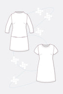 Papierschnittmuster Pattydoo Stacey A-Linien-Kleid