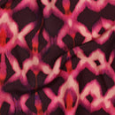 Viskose Ecovero Stoff Webware Batik Muster pink