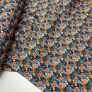 Sunny Meadow by Claires Creative Forest Rippjersey Stoff Blumen blau