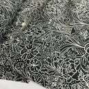 Swafing Autumn Damask Jersey Stoff by Bienvenido Colorido schwarz
