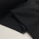 Viskose Strick Stoff schwarz