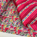 Jacken Baumwolle Voile Stepp Stoff Stepper weiß pink