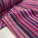 Strick Häkel Stoff Muster pink