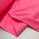 Bündchen Stoff uni neonrosa